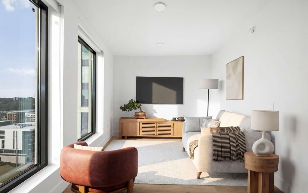 S1 - Studio floorplan layout with 1 bathroom and 596 square feet (Expansive Living Area)