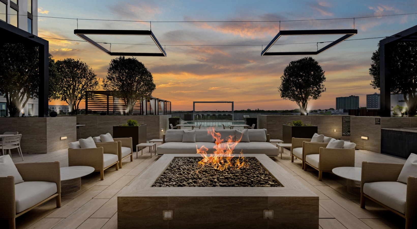 Firepit Skydeck View Firepit Skydeck View